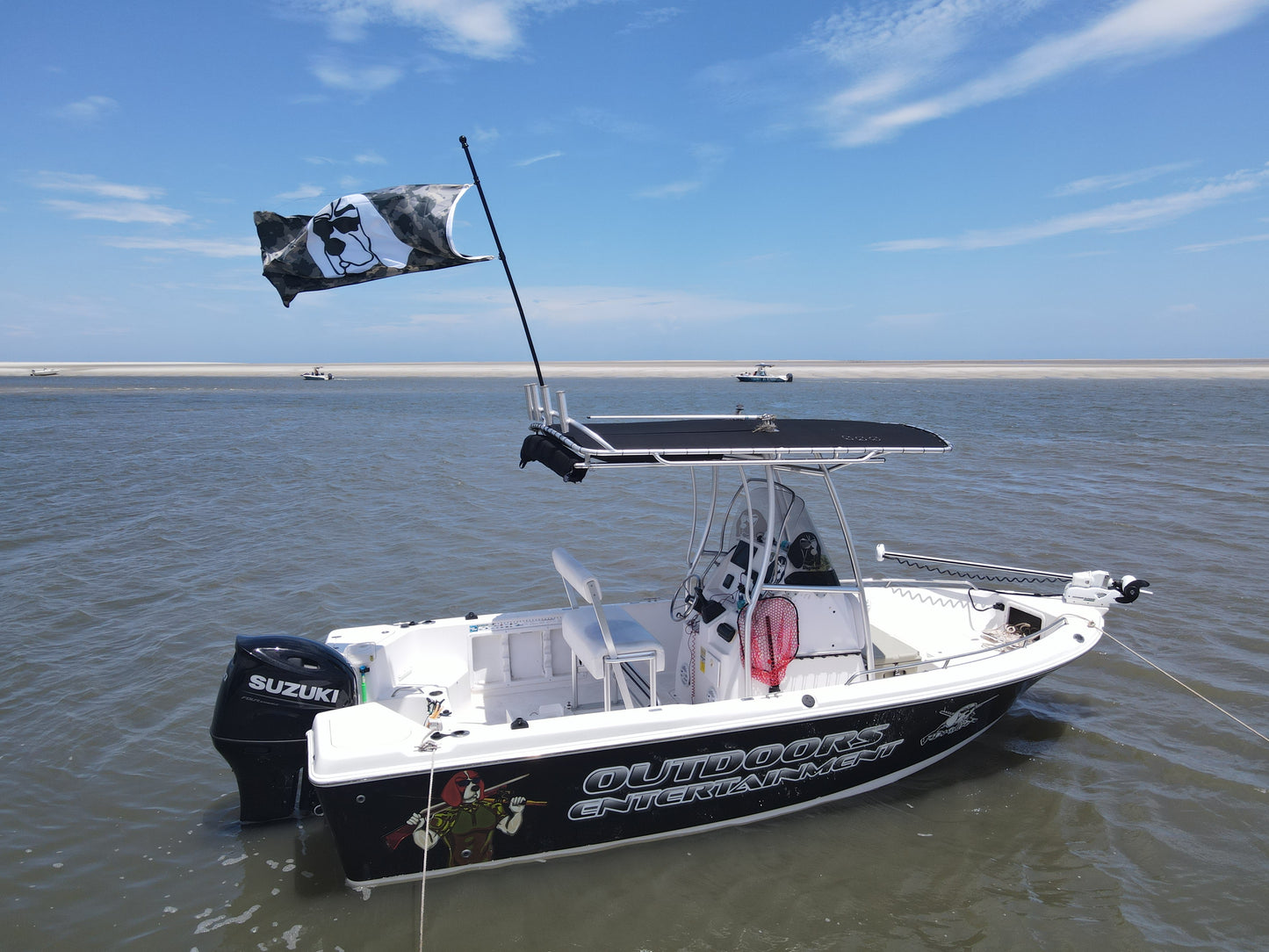 Dogman Outdoors Entertainment 3x5 flag Green