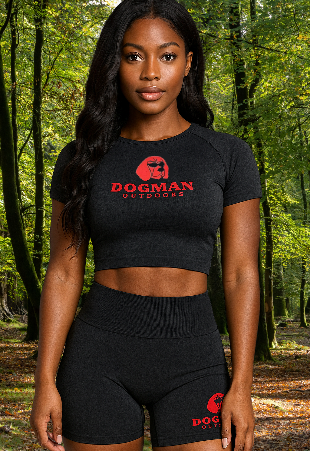 Dogman Outdoors Women Leggings compression set top and bottom
