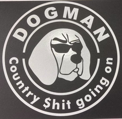 Dogman Outdoors entertainment vinyl sticker decals
