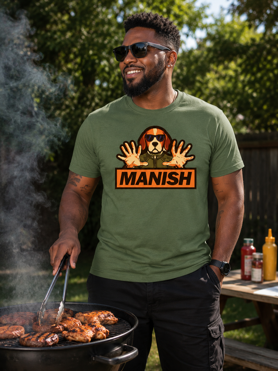 Dogman Outdoors Short Sleeve Gilden unisex Manish Tee