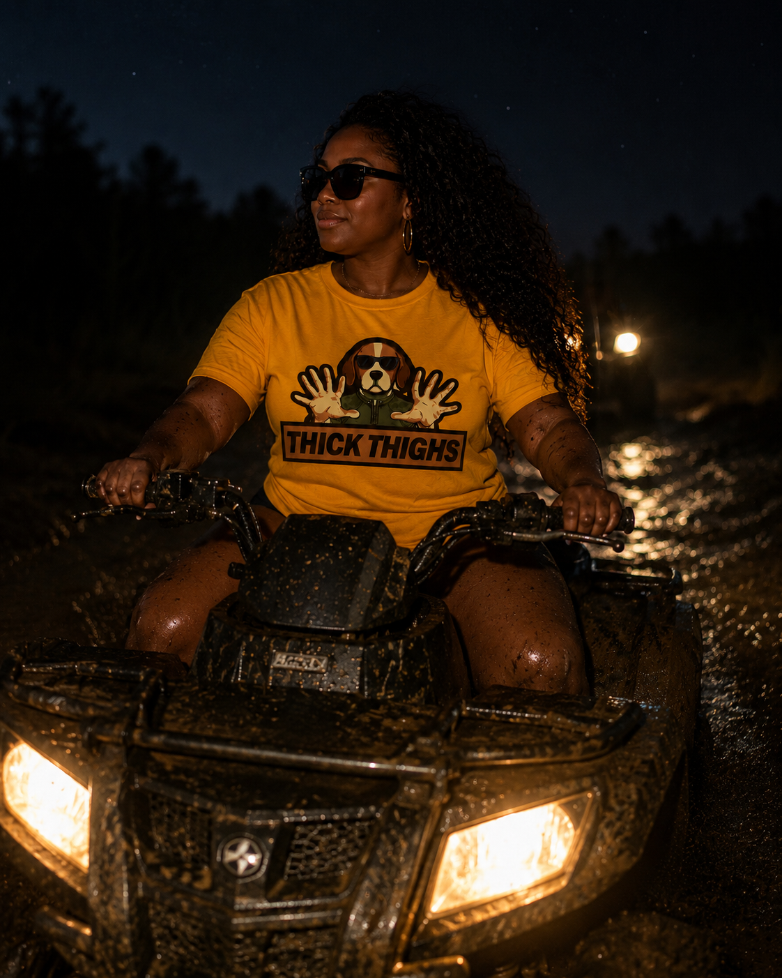 Dogman Outdoors Short Sleeve Gilden unisex Thick Thighs Tee