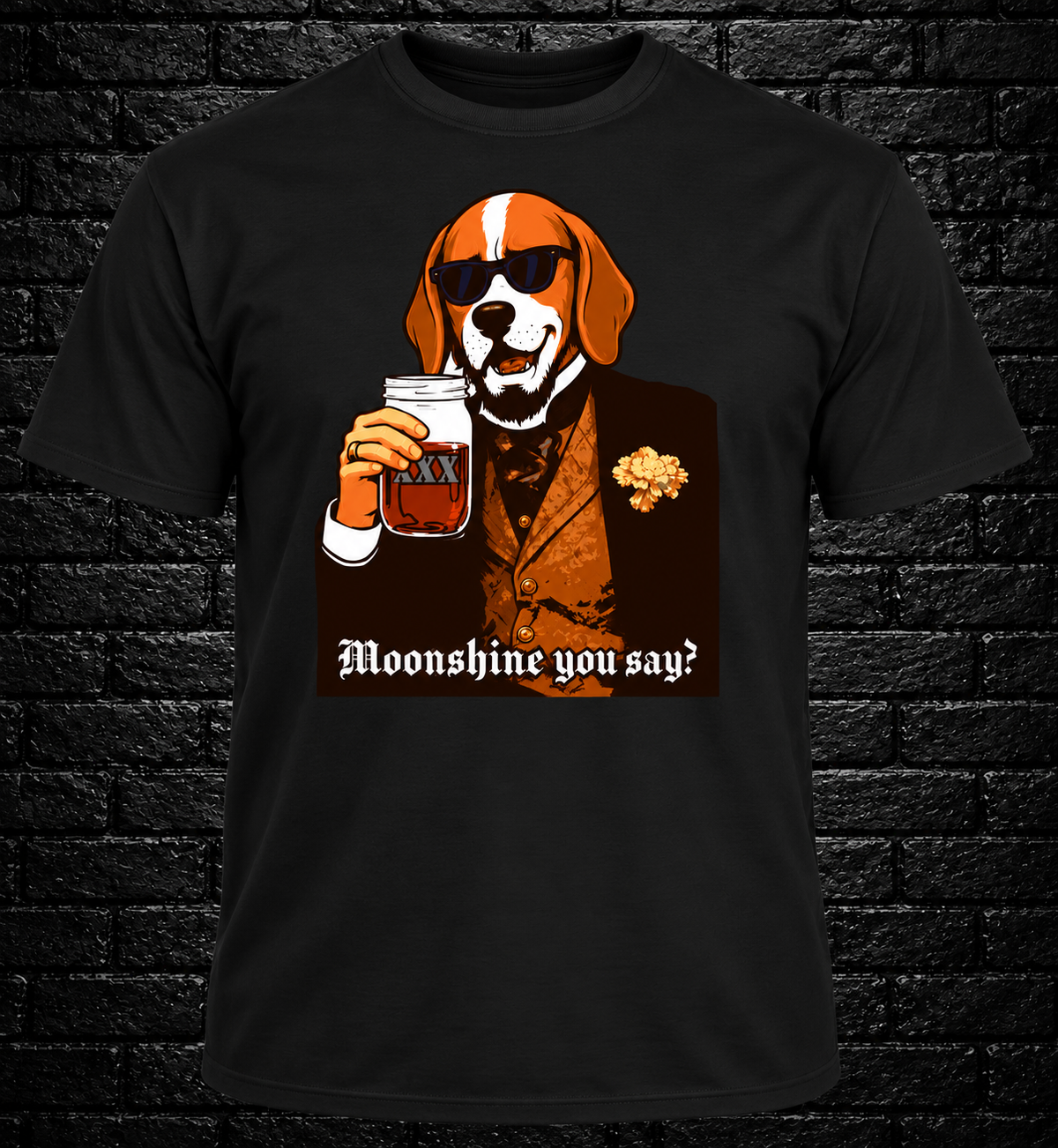 Dogman Outdoors Short Sleeve Gilden unisex Moonshine T-shirt