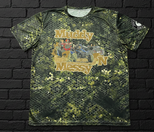 Dogman Outdoors Short Sleeve Performance Muddy N Messy