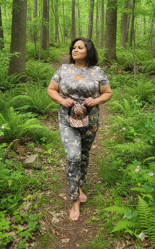 Dogman Outdoors Camo Short Sleeve T-shirt with Pants