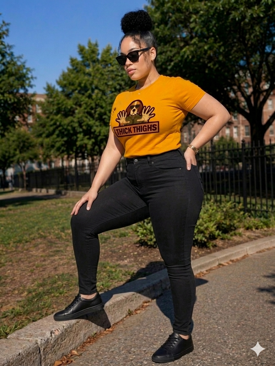 Dogman Outdoors Short Sleeve Gilden unisex Thick Thighs Tee
