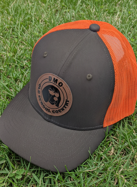 Dogman Outdoors Richardson style ELITE SERIES Orange And Brown Hat