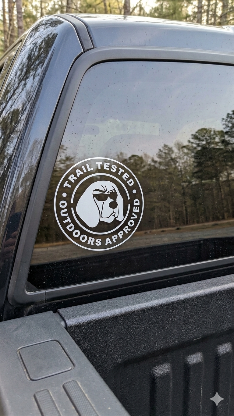 Dogman Outdoors entertainment vinyl sticker decals