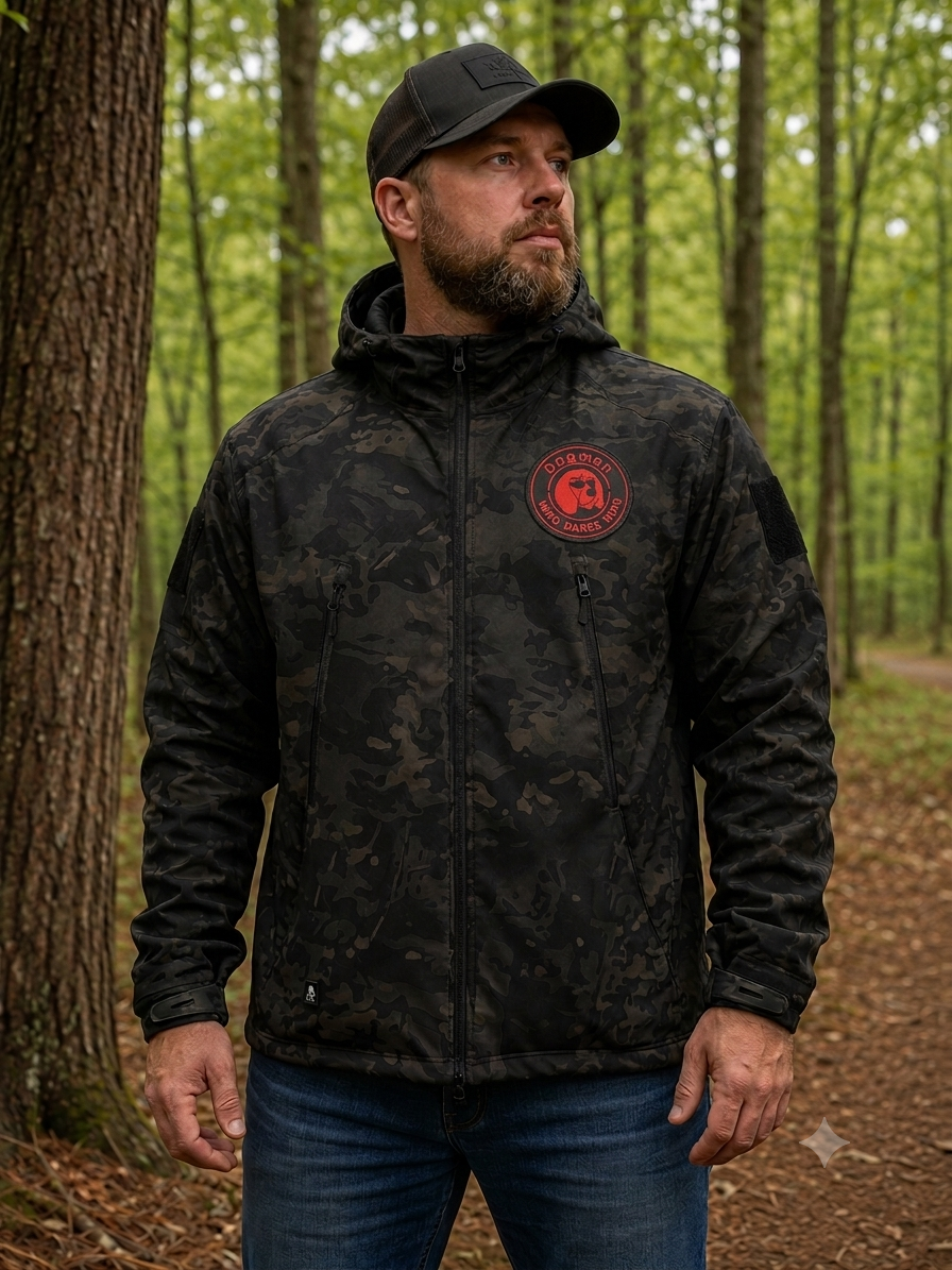 Dogman Outdoors Black Multicam Jacket