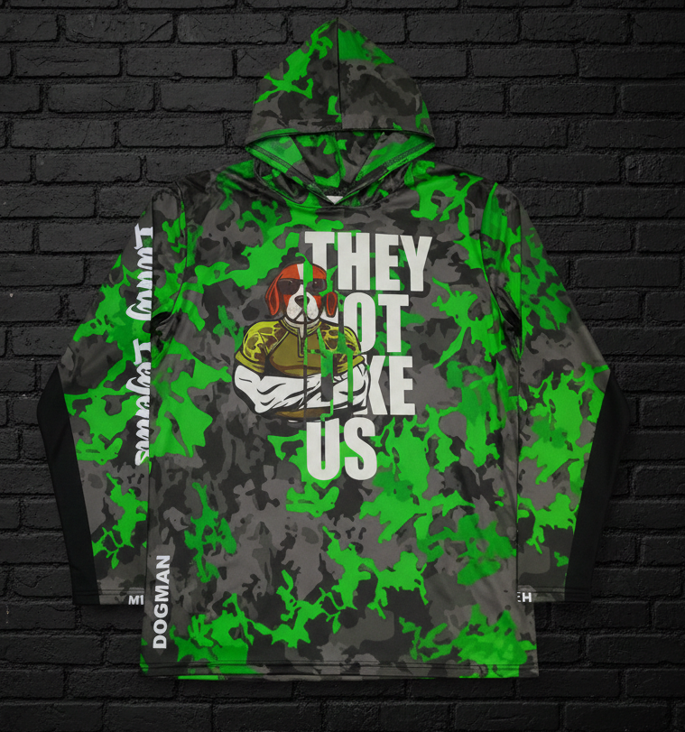 Dogman Outdoors Long Sleeve Camo Green Shirt