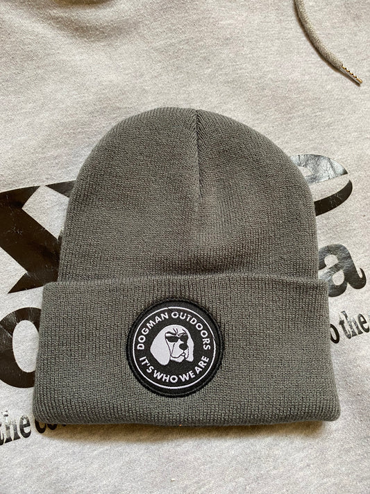 Dogman Outdoors Dark Grey cotton beanie
