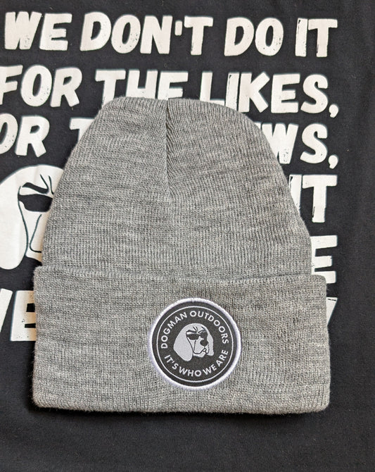 Dogman Outdoors Grey cotton beanie