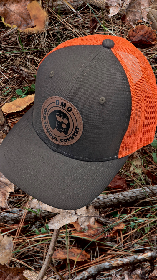 Dogman Outdoors Richardson style ELITE SERIES Orange And Brown Hat