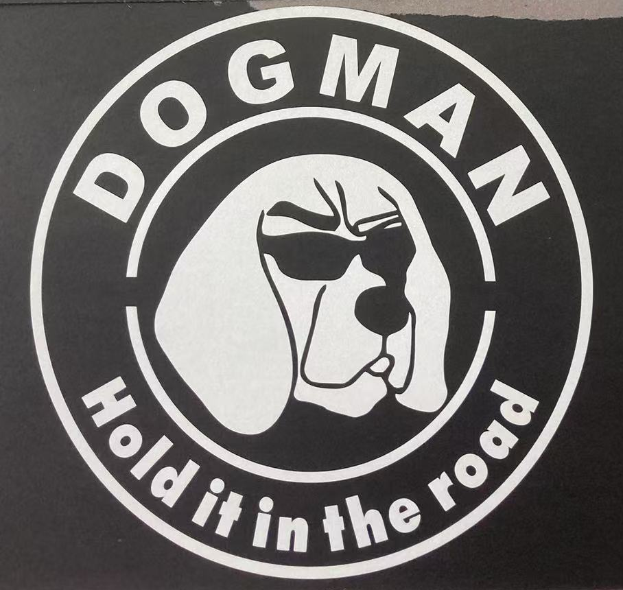 Dogman Outdoors entertainment vinyl sticker decals